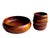 Mid 20th Century Hand-Turned Teak Wood Bowls, 5 Pieces For Sale In Miami - Image 6 of 16