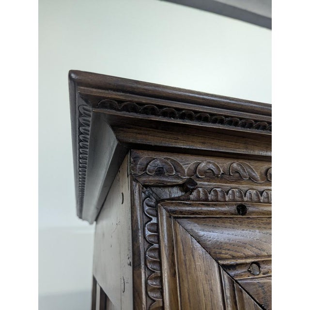 Brown Breton Wardrobe in Cherry Wood, 1800s For Sale - Image 8 of 10