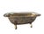Vintage Brass Clawfoot Bathtub Soap Holder Dish For Sale - Image 4 of 9