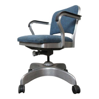 Mid-Century Modern Industrial Emeco Office Chair For Sale