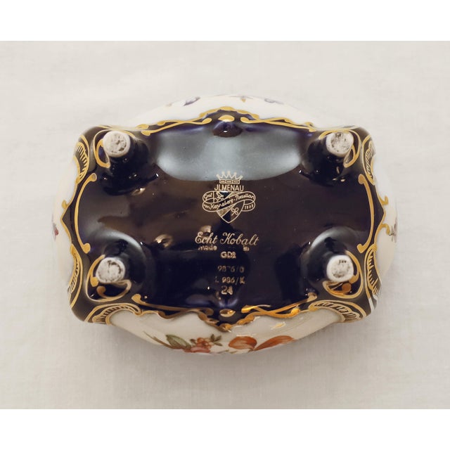Porcelain Lidded Box from Ilmenau, 1950s For Sale - Image 6 of 7