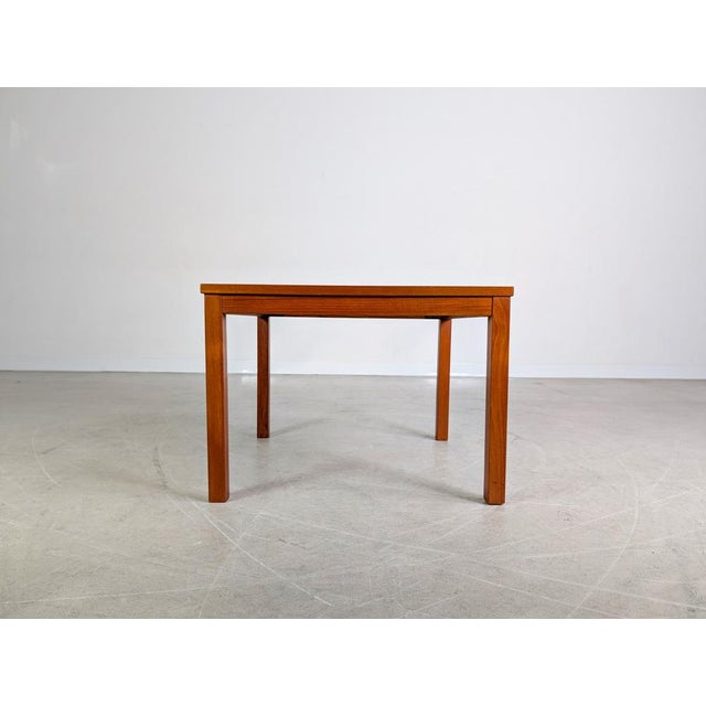 Mid-Century Modern Vintage Brutalist Coffee Table in Teak with Ceramic Tiles For Sale - Image 3 of 7