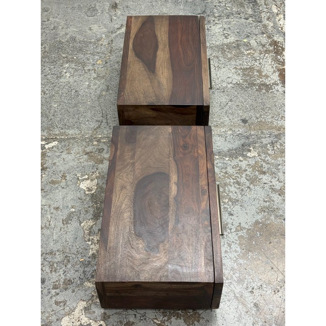 Sierra Living Concepts Sierra Nevada Nightstands, Pair For Sale In San Francisco - Image 6 of 12