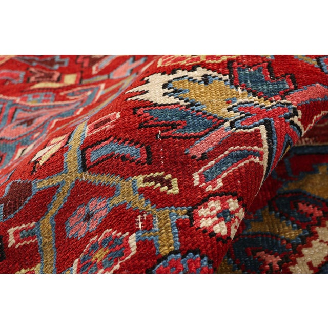 Late 19th Century Persian Heriz Rug, 10'00 X 13'10 For Sale In Dallas - Image 6 of 10