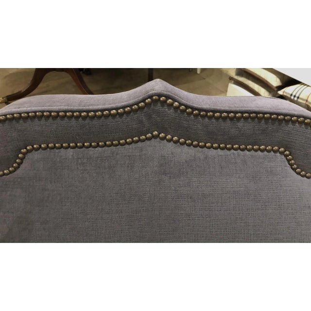 Textile Ebanista Custom Made 96" Carpello Sofa With Nailhead Trim For Sale - Image 7 of 8