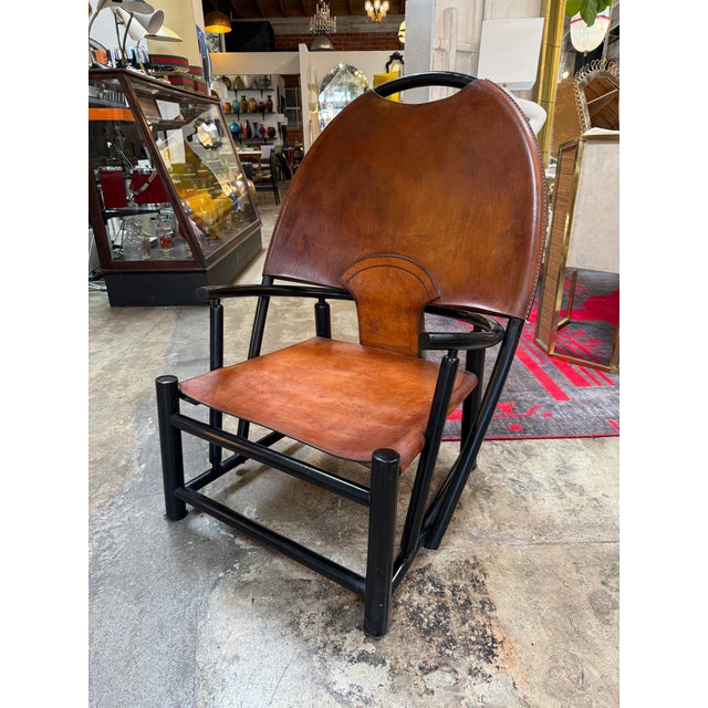 Wood Piero Palange & Werther Toffoloni Model G23 “Hoop” Armchair, Italy, 1970 For Sale - Image 7 of 11