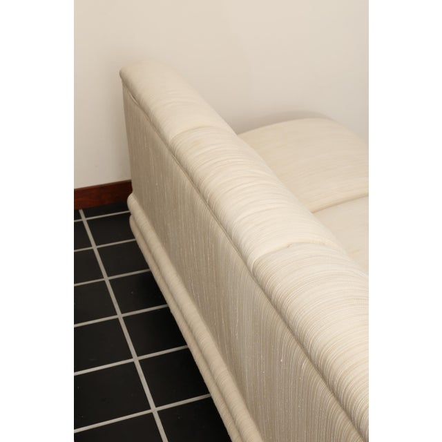 Beige Vintage Three-Piece Curved Modular Sectional Sofa For Sale - Image 8 of 14