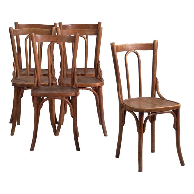 Antique Bentwood Chairs, Central Europe, 1900s, Set of 6 For Sale