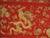 Chinese 1870s Red Antique Chinese Silk & Gold Thread Embroidery Rug 5'5" X 5'6" Flatweave Carpet For Sale - Image 3 of 6