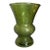 1970s Large Glass Vase Soreno Green Ripple Textured Glass Vase For Sale
