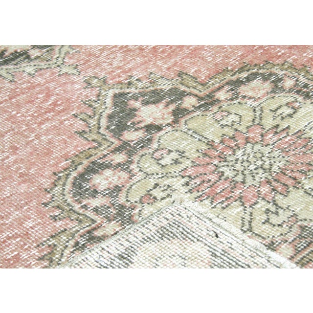 1960s Turkish Oushak Rug For Sale - Image 4 of 6