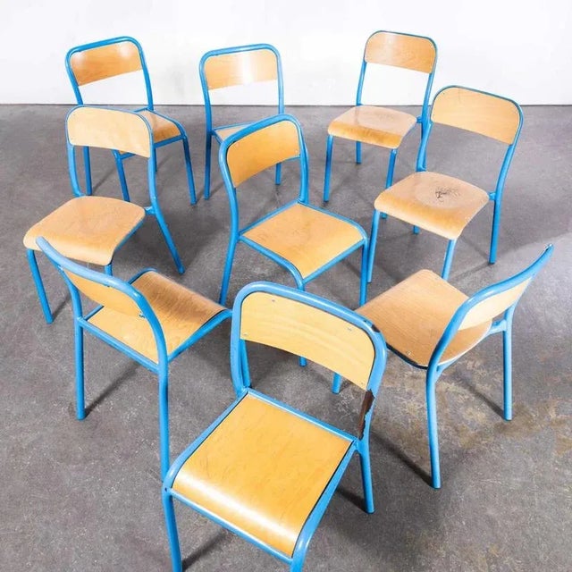 French Stacking Childrens Chair from Mullca, 1960s For Sale - Image 4 of 11