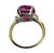 9.00 CTW Mid-Century Burmese Ruby & Diamond 18k Yellow Gold Ring, Size 7 For Sale In Washington DC - Image 6 of 8