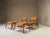 Mid-Century Modern Vintage Hunting Chairs by Heinz Heger for PGH, 1960s, Set of 4 For Sale - Image 3 of 18