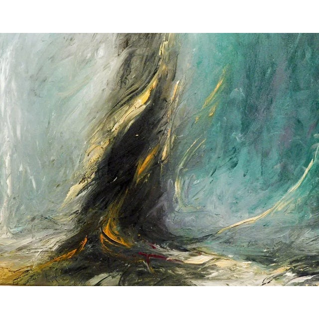 Larry Fodor "Spiritual Shaman" Original Oil on Paper Hand Signed Framed For Sale In Denver - Image 6 of 6