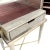 Silver Safari Steel & Cowhide Bar Cabinet For Sale - Image 8 of 12