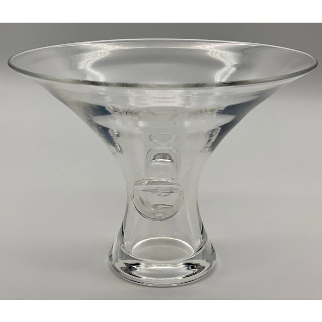 Vintage Steuben Glass Crystal Thompson Bouquet Vase Chairish