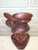 Chestnut Mid-Century Balinese Hardwood Nobleman Bust – Rare Klungkung Provenance For Sale - Image 8 of 10