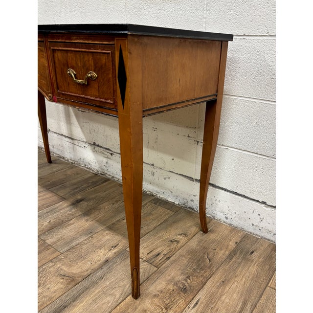 Vintage 1939 Northern Furniture Co Art Deco American Federal Style Writing Desk For Sale - Image 9 of 12