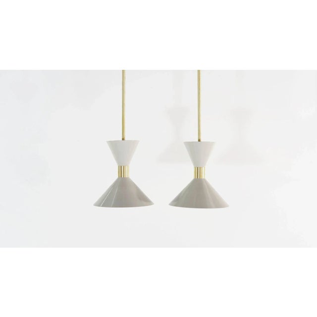 Mid-Century Modern Monarch Pendants For Sale - Image 3 of 12