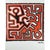 Keith Haring Limited Edition Lithograph Numbered in Pencil - 80 of 150 Authorization stamps: Impressed Oringinal Stamp...