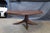 Vintage Hekman Georgian Style Crotch Mahogany Oval Coffee Cocktail Table 52" For Sale - Image 6 of 11