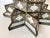 Metal Moroccan Moorish Star Shape Frosted Glass Lantern Light Shade For Sale - Image 7 of 17