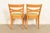 Heywood Wakefield Mid-Century Modern Solid Maple Dining Chairs, Set of Four For Sale - Image 11 of 13