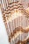 1970s Vintage Hippie Boho Door Way Wood Bead Curtain Hanging Brown Tan Room Divider For Sale - Image 5 of 10