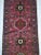 Wool pile genuine hand made vintage Persian Heriz runner-