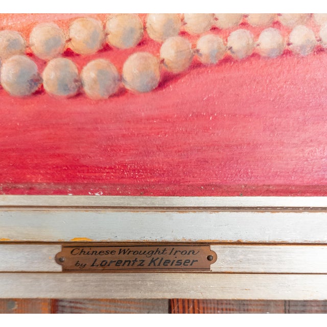 Mid-Century Chinoiserie Still Life Painting by Lorentz Kleiser For Sale - Image 16 of 18