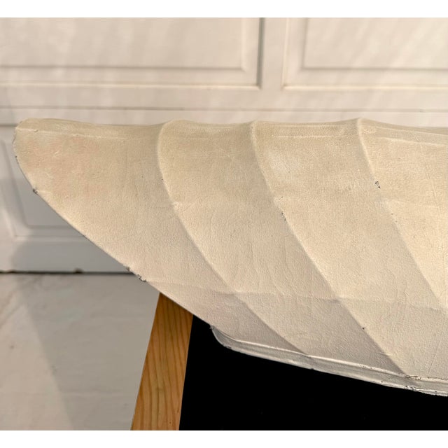 Folk Art Swan Decoy Sculpture With Carved Wood Head and Canvas Over Wire Armature For Sale - Image 4 of 12