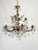 Shabby Chic Antique Epic Glowing Glistening 9 Arm 9 Light Cut Lead Glass Crystal Chandelier For Sale - Image 3 of 18