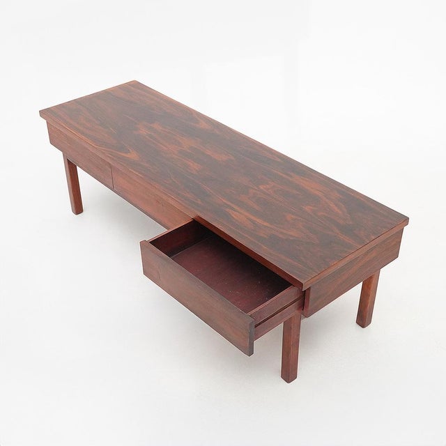 Wood Low Sideboard with Three Drawers, 1960s For Sale - Image 7 of 13