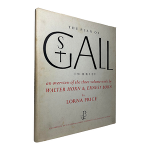 1980s Illustrated Folio, Lorna Price's the Plan of St. Gall-in Brief-an Overview of the 3 Volume Work by Walter Horn & Ernest Born, Signed - 1 Book