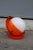 Pop Art Orange White Ball Table Lamp from Guzzini, 1960s For Sale - Image 10 of 10