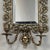 19th Century Italian Renaissance Cast Bronze Mirrored Wall Sconces - a Pair For Sale - Image 9 of 18