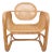Rattan & Canework Accent Chair For Sale