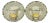 Italian Porcelain Wall Pocket Pair: Woven Basketweave Floral Sconces For Sale