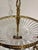 Myran Allan Luxury Lighting Italian Hand Cut Leaded Crystal Bronze Pendant Light For Sale In Atlanta - Image 6 of 6