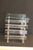 1970s Share Stacked Lucite Side End Table With Glass Top For Sale - Image 11 of 11