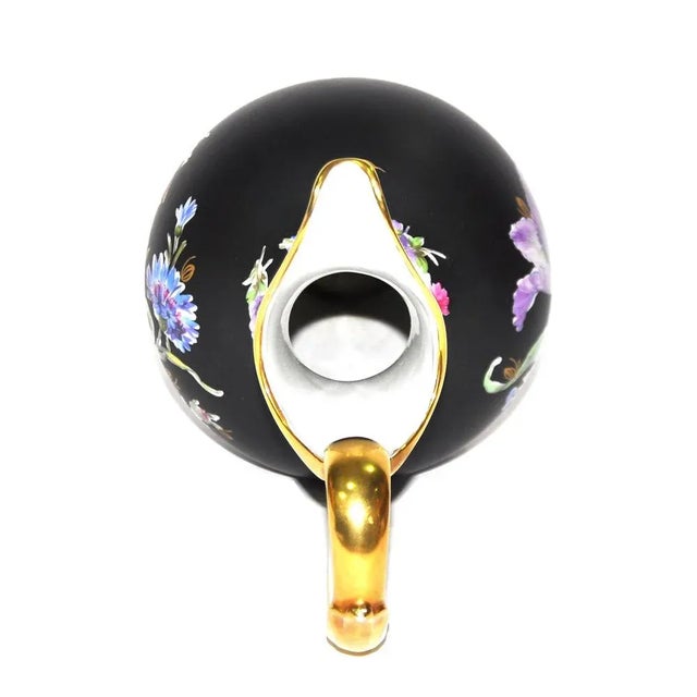 1960s Painted Decor Vase by Limoges, 1960s For Sale - Image 5 of 7