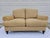 Tan Ethan Allen Tan Rolled Arm Down Filled Loveseat For Sale - Image 8 of 17