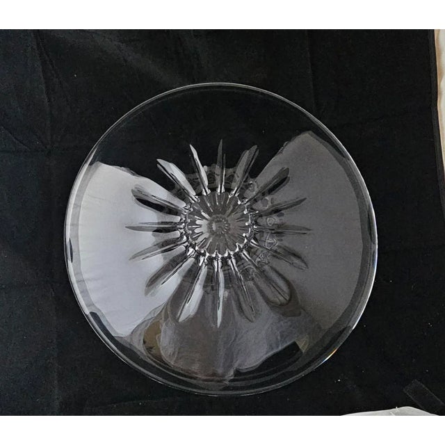 Steuben 1980s Steuben Crystal Centerpiece Bowl, Signed For Sale - Image 4 of 5