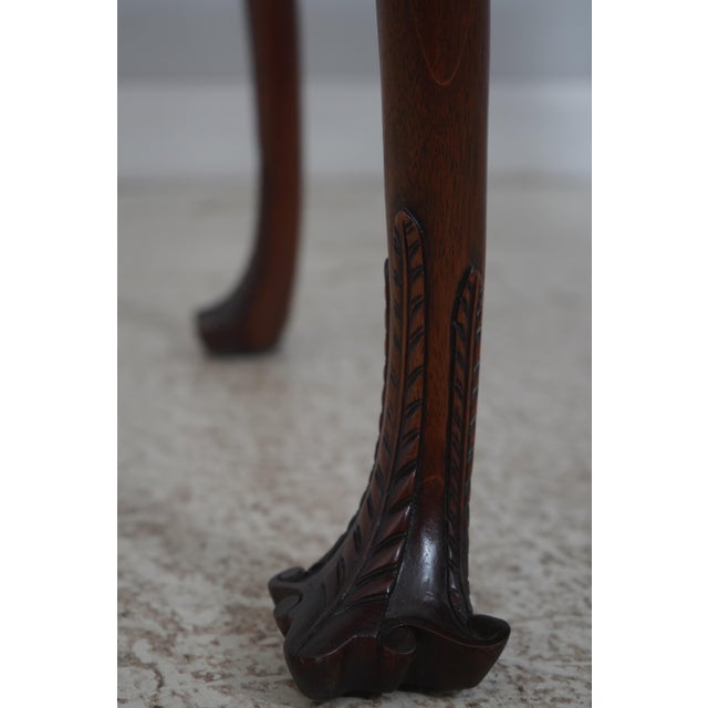 Kindel Irish Georgian Mahogany Tea Table For Sale - Image 11 of 14