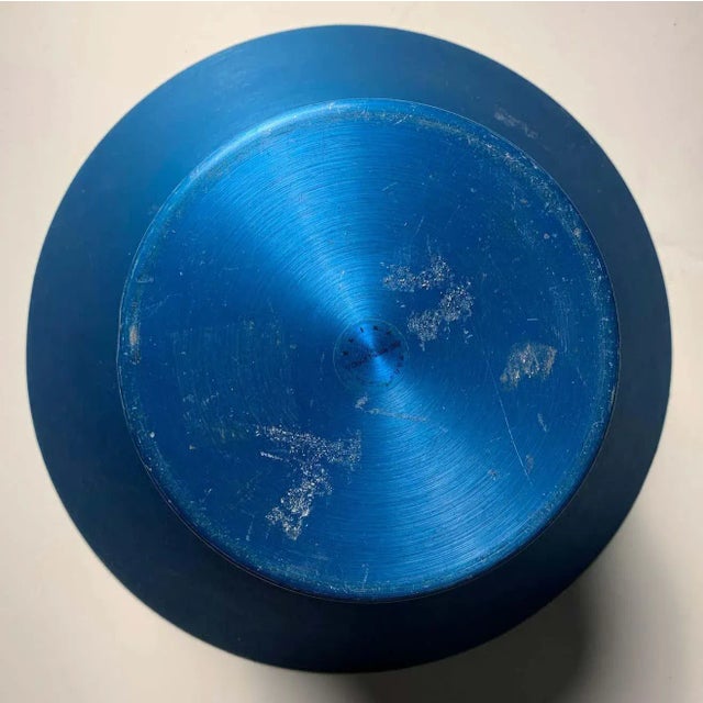 Pair of David Tisdale post-modern Memphis bowls. Black one has hand inscribed signature.