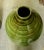Asian Thai Contemporary Artisan Made Ceramic Vase With Swirled Green and Brown Glaze For Sale - Image 3 of 5