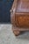 Vintage French Louis XVI Tooled Leather Bombe Chest Dresser Commode 44" For Sale - Image 6 of 12