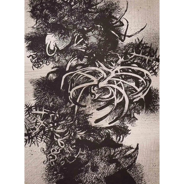 Leo Guida, Composition, Vintage Offset Print, 1960s For Sale