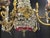 Gilt Bronze and Crystal 4-Light Chandelier with Enameled Glass Decoration, Early 20th Century For Sale - Image 11 of 12